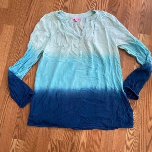 Lilly Pulitzer ombré tie dye Elsa medium euc